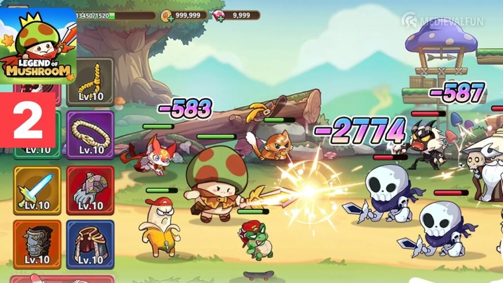 Legend of Mushroom 2 legend of mushroom jogabilidade 1