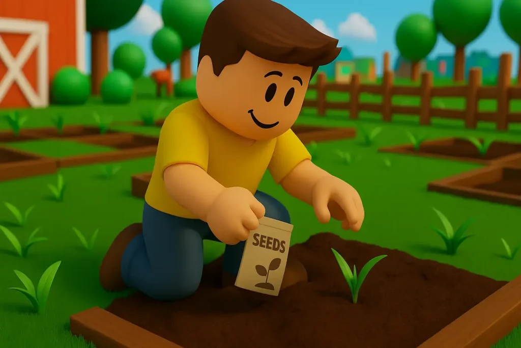 Como jogar Grow a Garden no Roblox: Guia Completo Para Iniciantes