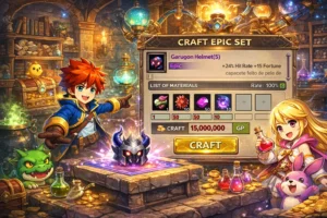 Como craftar set no MixMaster Adventure