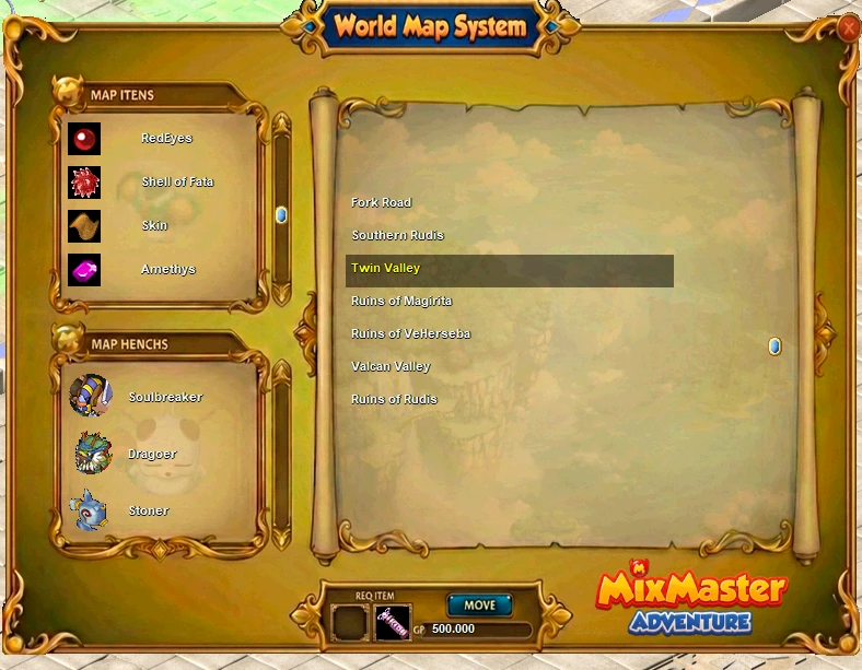 MixMaster Adventure World Map